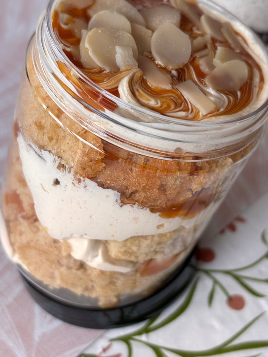 Almond Salted Caramel Cakiie Jar 🍰✨